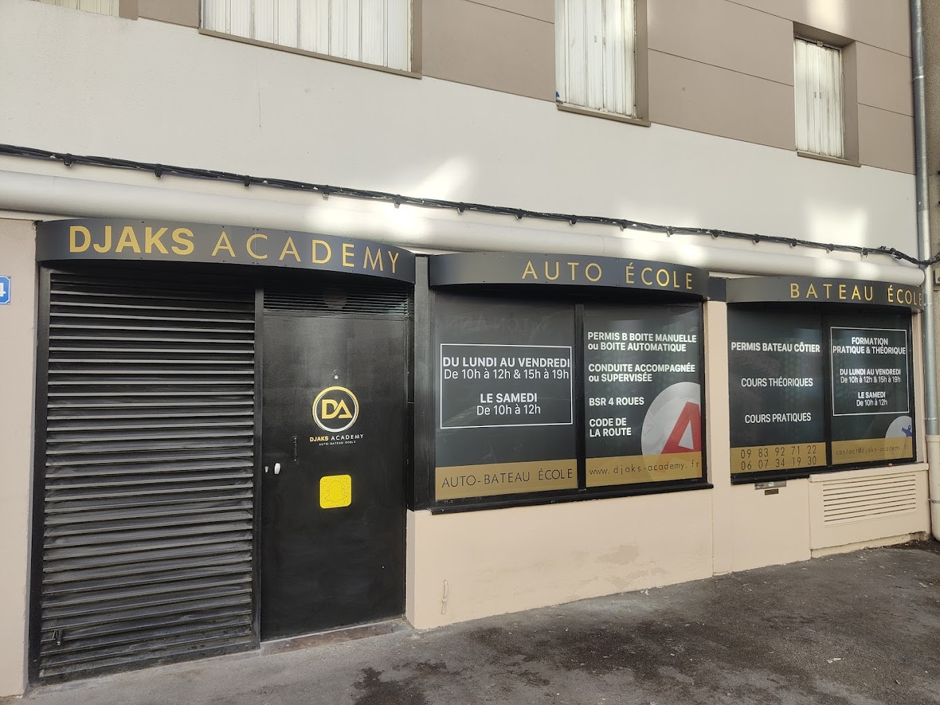 Devanture DJACKS ACADEMY